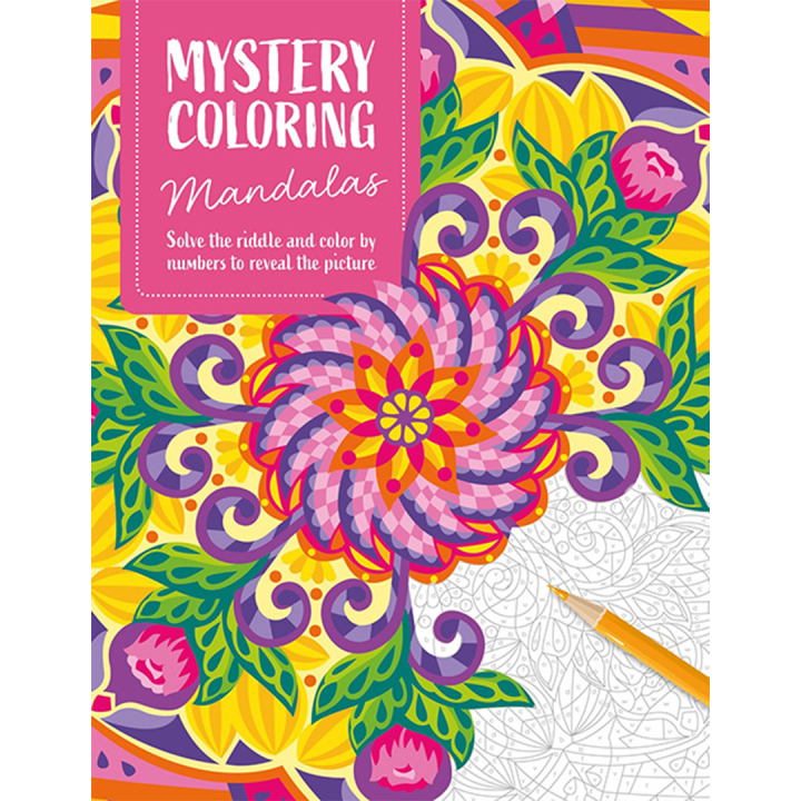 Mystery Coloring Mandalas in the group Hobby & Creativity / Books / Adult Colouring Books at Pen Store (137182)