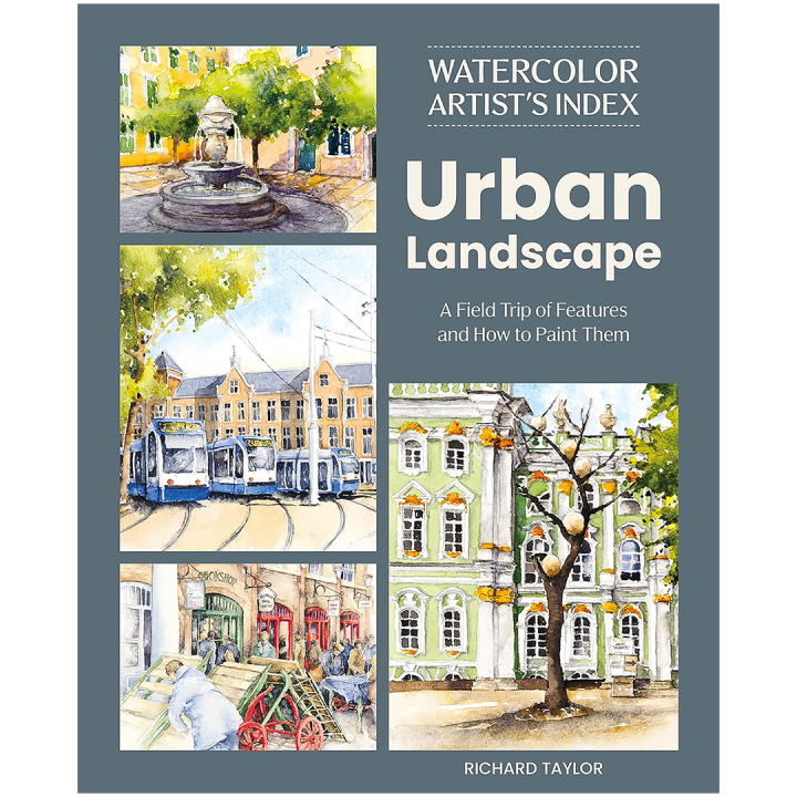 Watercolor Artist's Index of the Urban Landscape in the group Hobby & Creativity / Books / Inspirational Books at Pen Store (137192)