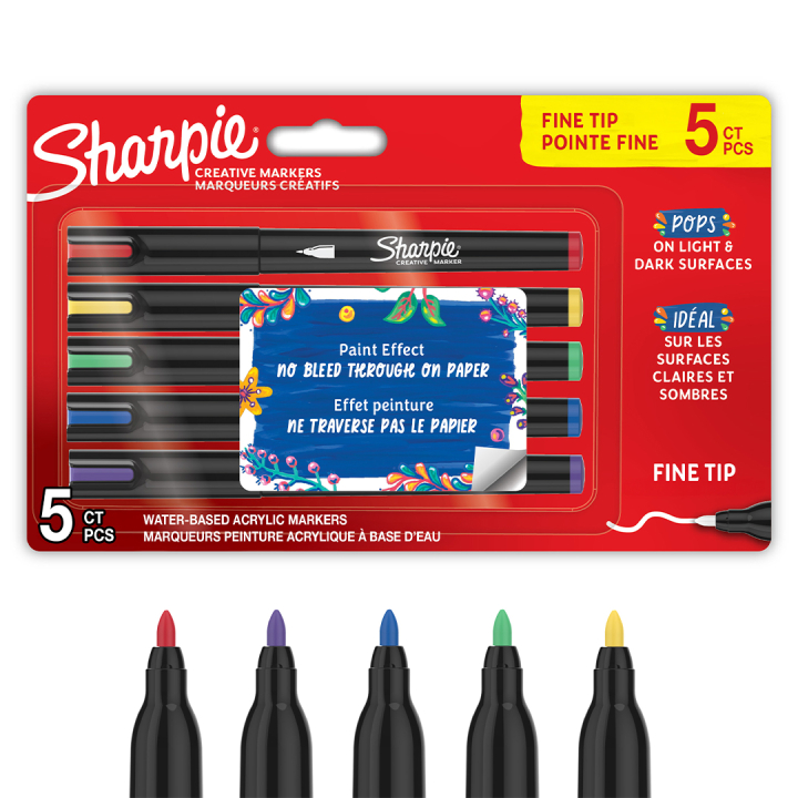 Creative Marker Fine Tip 5-pack in the group Pens / Artist Pens / Acrylic Markers at Pen Store (137401)