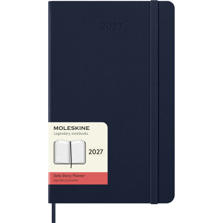 Diary 12M Daily 2027 Hardcover Large Sapphire Blue in the group Paper & Pads / Planners / 12-Month Planners at Pen Store (137428)