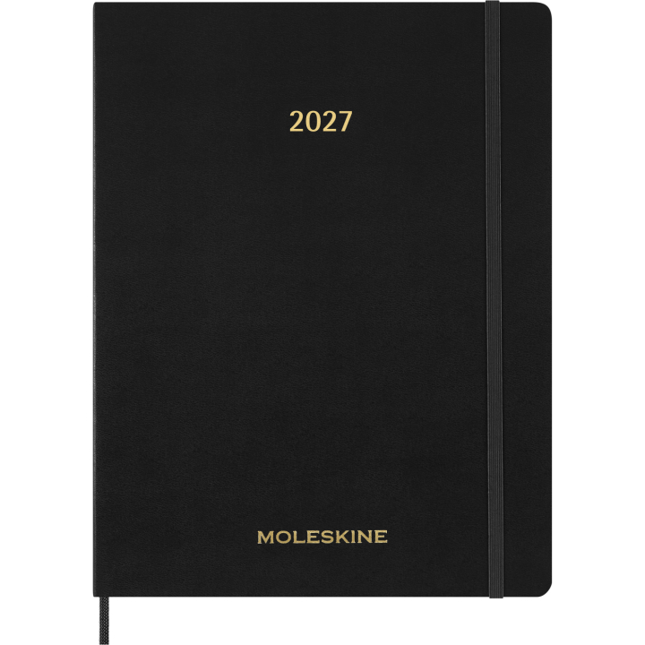 Diary 12M Weekly Vertical 2027 Essential Softcover XXL Black in the group Paper & Pads / Planners / 12-Month Planners at Pen Store (137472)