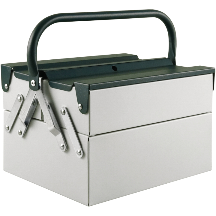 Toolbox Atena Grey/Green in the group Hobby & Creativity / Organize / Storage at Pen Store (137546)