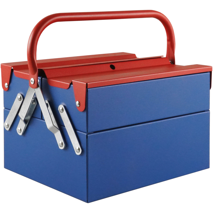 Toolbox Atena Blue/Red in the group Hobby & Creativity / Organize / Storage at Pen Store (137551)