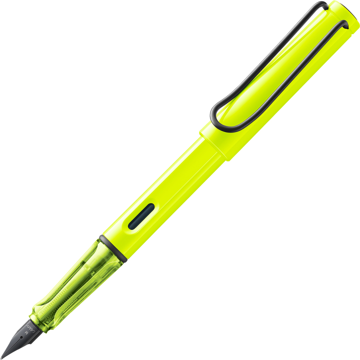 Safari Fountain Pen Neon Yellow in the group Pens / Fine Writing / Fountain Pens at Pen Store (137577_r)