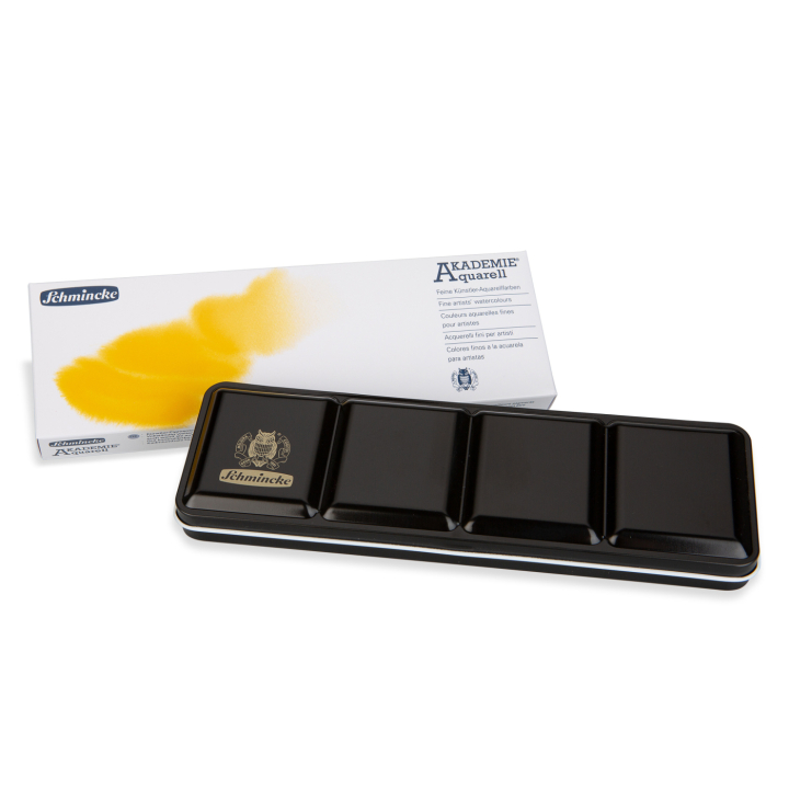 Akademie Aquarell Half Pans 12-set in the group Art Supplies / Artist colours / Watercolour Paint / Watercolour pans at Pen Store (137802)