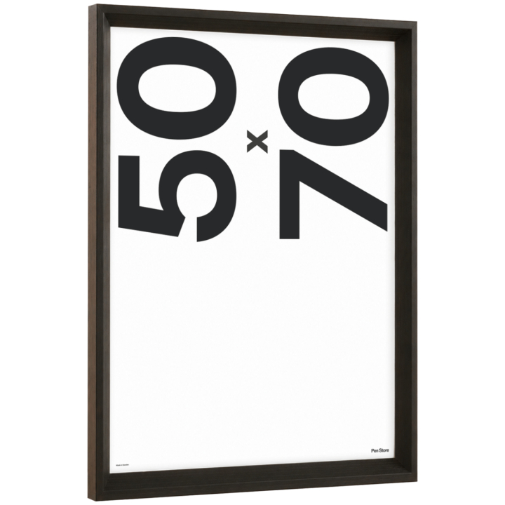 Espresso Wooden Frame 50x70 cm in the group Hobby & Creativity / Organize / Frames / Brown frames at Pen Store (137900)
