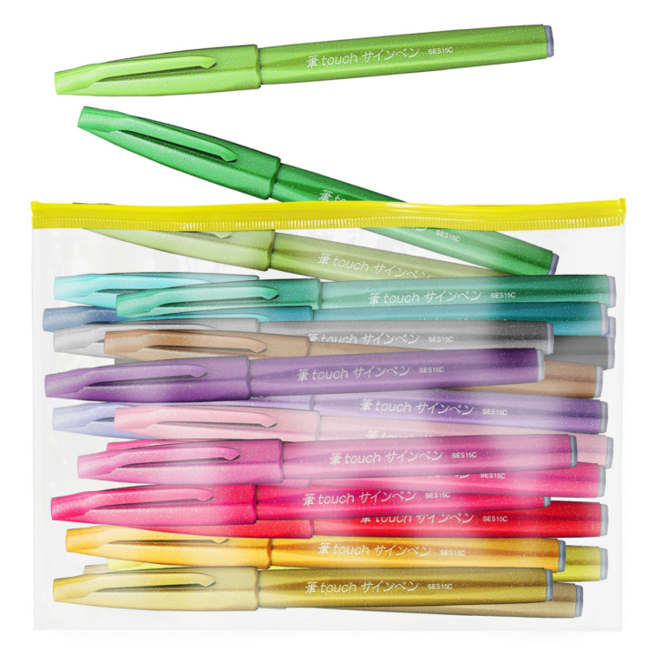 Fude Touch Brush Sign Pen 36-set in the group Pens / Artist Pens / Brush Pens at Pen Store (137956)