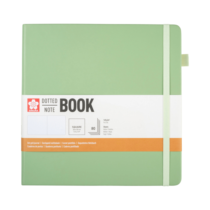 Notebook 20x20 cm Hard Cover Pale Patina Dotted in the group Paper & Pads / Note & Memo / Notebooks & Journals at Pen Store (137993)