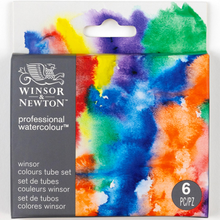 Professional Watercolour 5 ml Tubes Winsor 6-set in the group Art Supplies / Artist colours / Watercolour Paint / Watercolour in tube at Pen Store (138003)