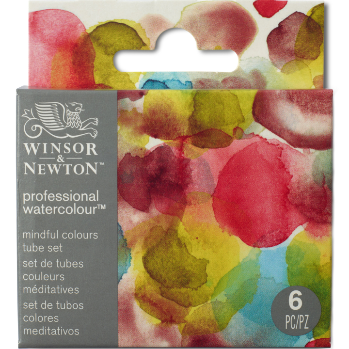 Professional Watercolour 5 ml Tubes Mindful Set of 6 in the group Art Supplies / Artist colours / Watercolour Paint / Watercolour in tube at Pen Store (138006)