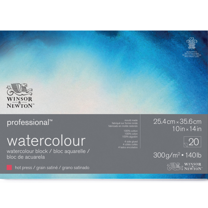 Professional Watercolour Pad HP 26x36 cm 300g in the group Paper & Pads / Artist Pads & Paper / Watercolour Pads at Pen Store (138086)