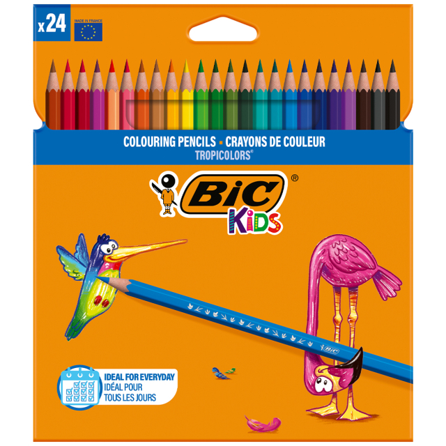 Kids Tropicolors Coloring Pencils 24-set