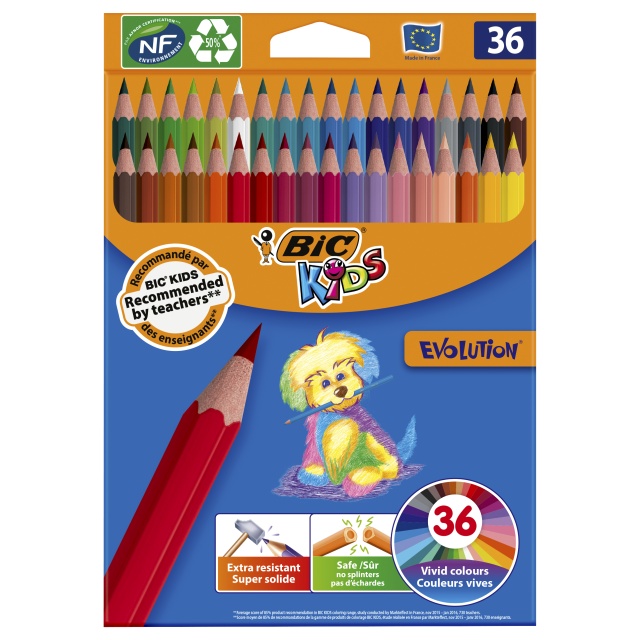 Kids Evolution Colouring Pencils 36-set