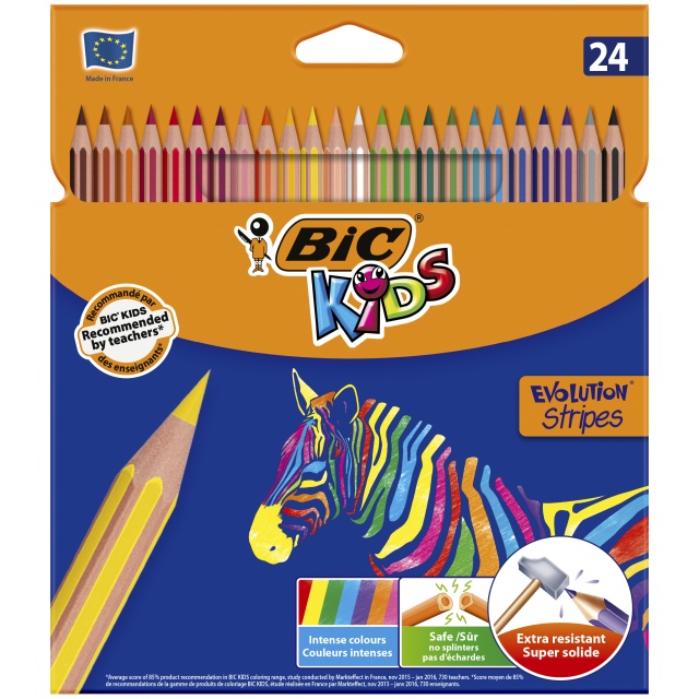 Kids Evolution Colouring Pencils 24-set