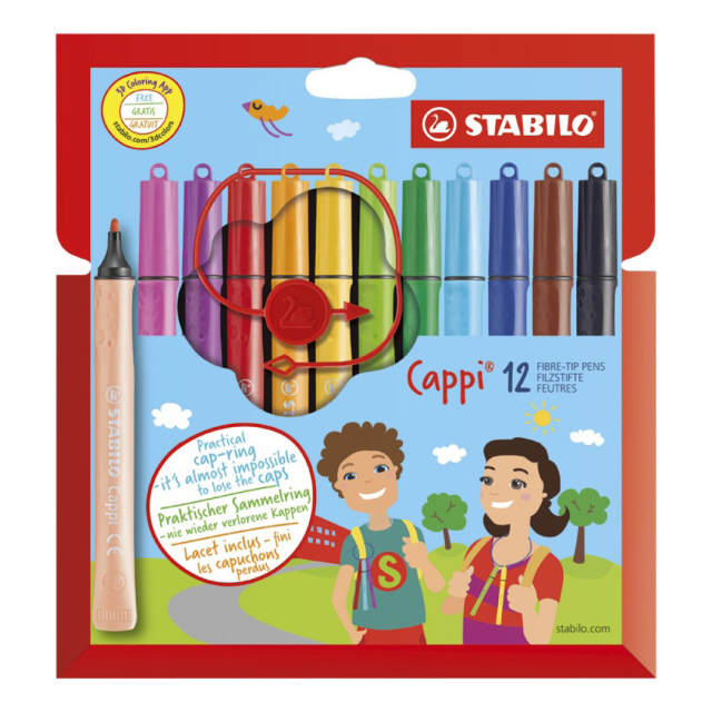 Cappi Felt Tips 12-pack