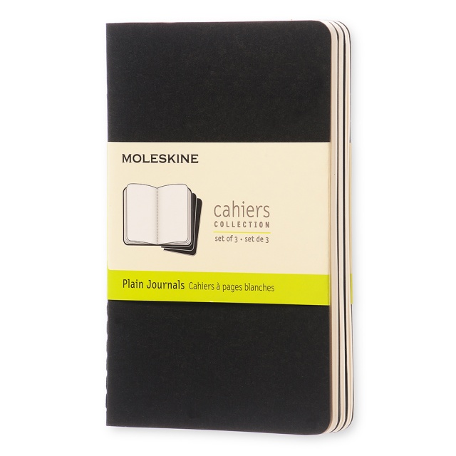 Cahier Notebook Pocket Black
