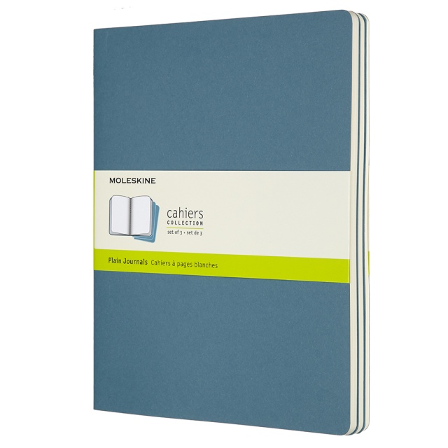 Cahier XL Notebook Brisk Blue Plain
