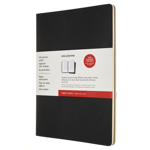Cahier Subject A4 Black/Kraft Ruled