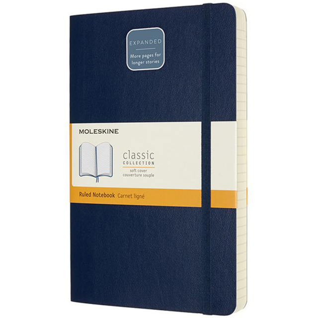 Classic Soft Cover Notebook Expanded Blue