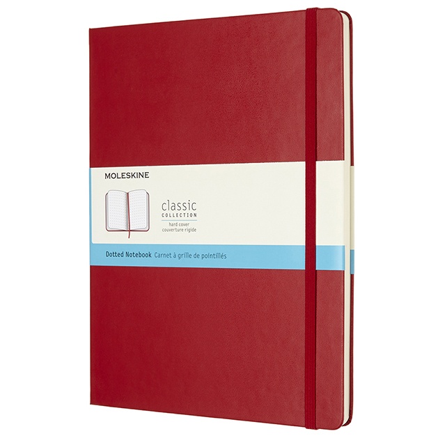 Classic Hard Cover Notebook XL Red