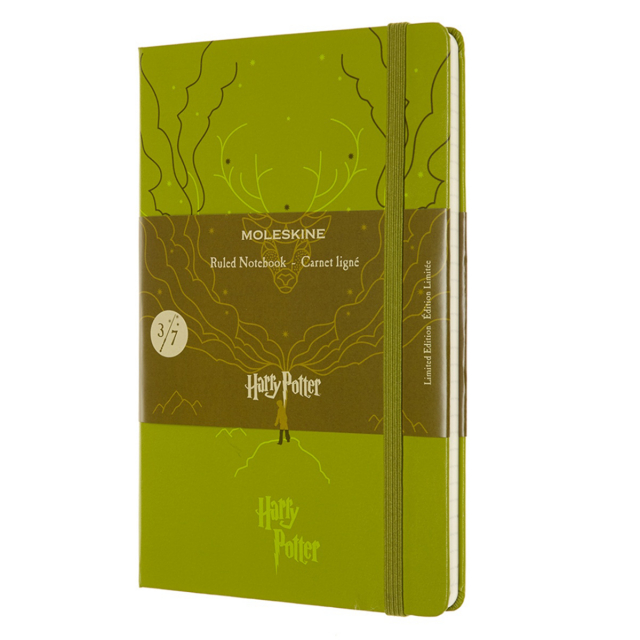 Hard Cover Notebook Large Harry Potter Olive