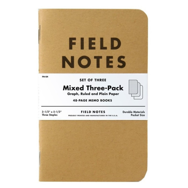 Memo Book Mixed 3-pack