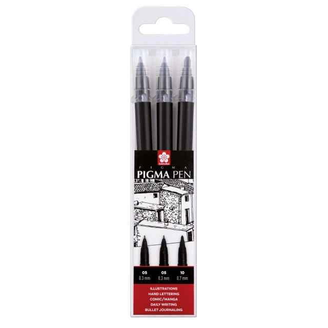 Pigma Pen 3-pack