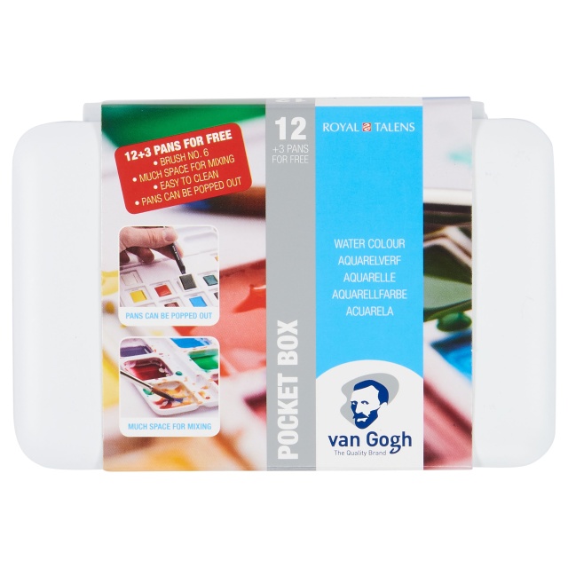 Pocket Box Water Colour - Set of 15