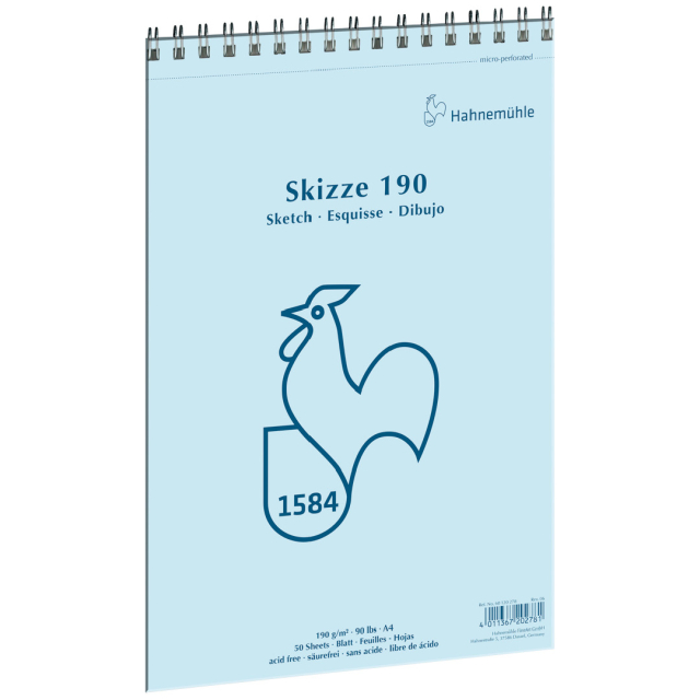 Sketch pad Spiral 190g A4