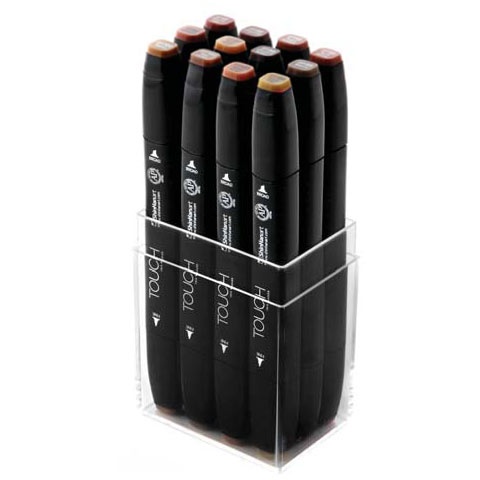 Twin Marker 12-set Wood