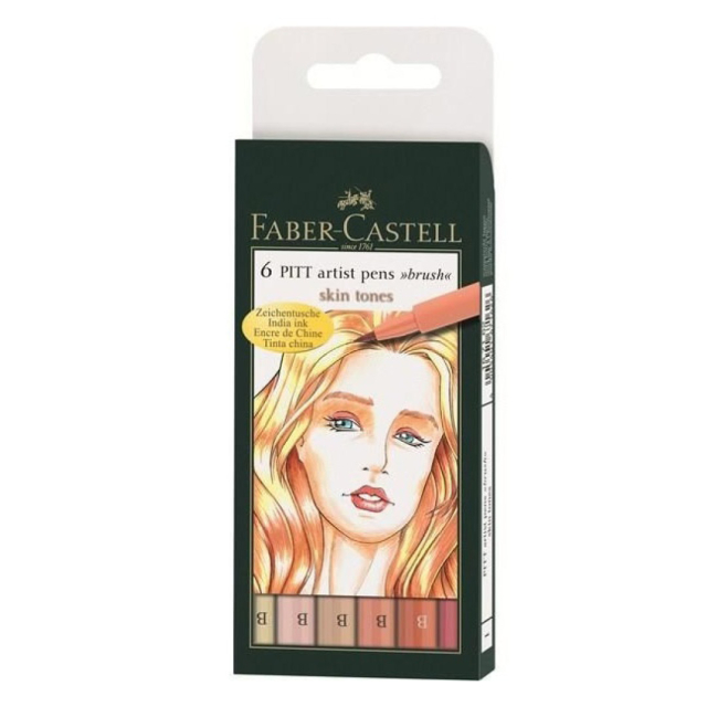PITT Artist Brush 6-set Light Skin Tones