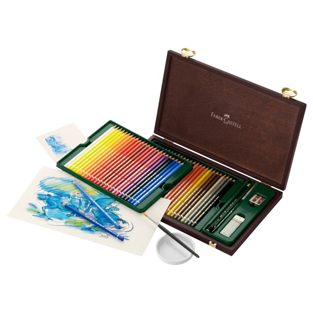 Albrecht Dürer Wood case 48 pcs + accessories