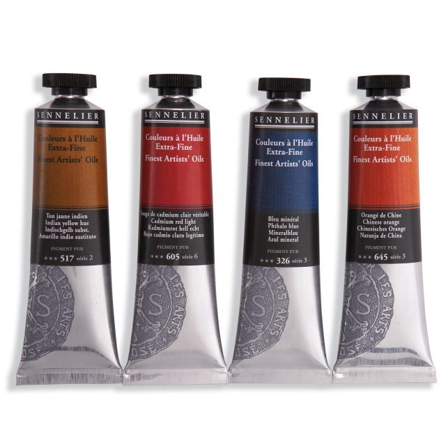Oil Tube 40 ml (Price group 6) Cadmium yellow orange in the group Art Supplies / Artist colours / Oil Paint at Pen Store (107152)