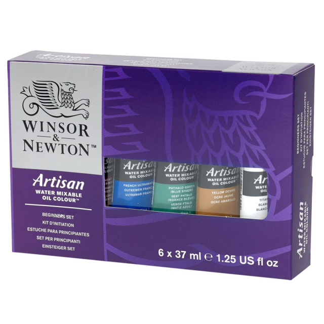 Artisan Water Mixable Oil Colour Beginners 6-set 37 ml