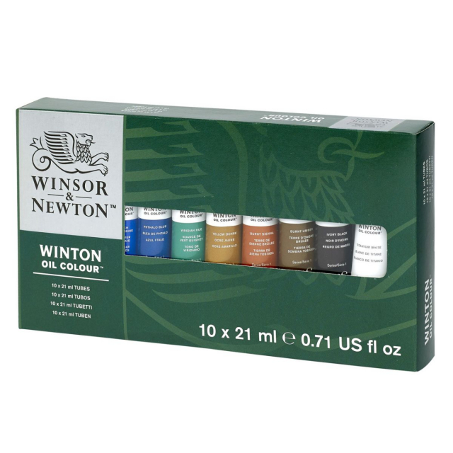 Winton Oil Colour Tube 21 ml 10-set