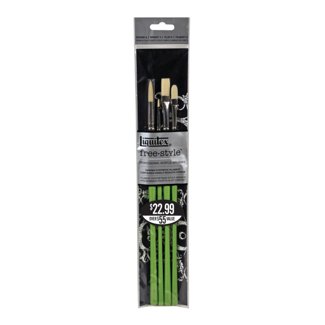 Freestyle Traditional Brush 4-set