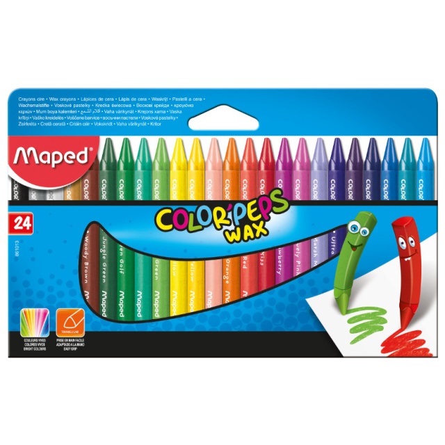 Color Peps 24 Wax Crayons