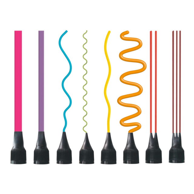 Set of 8 Nozzles Abstract