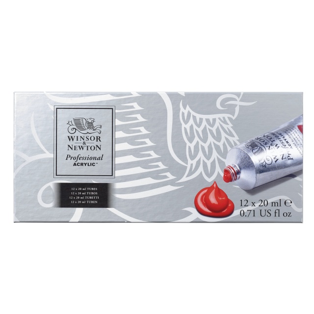 Professional Acrylic Tube Set 12 x 20 ml