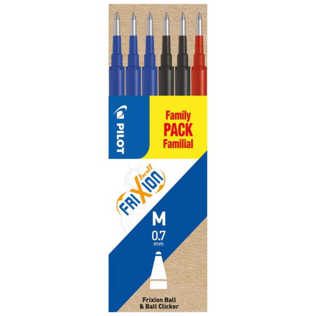 Refill FriXion 0.7 6-pack