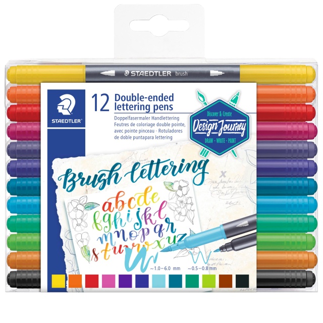 Brush Letter Duo 12-pack