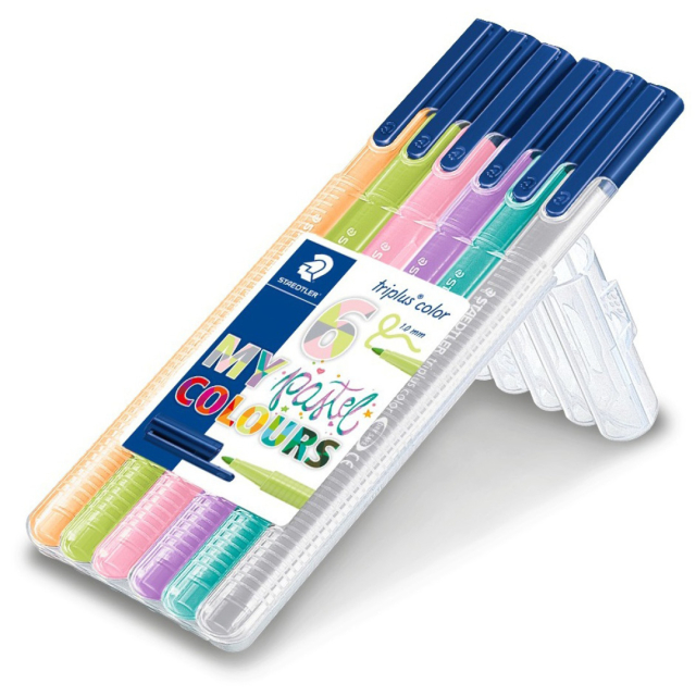Triplus Colour Pastel 6-pack