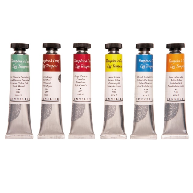 Egg Tempera 21 ml (Price Group 4) Madder lake deep - S4 689 in the group Art Supplies / Mediums & Varnishes / Oil Mediums at Pen Store (111402)