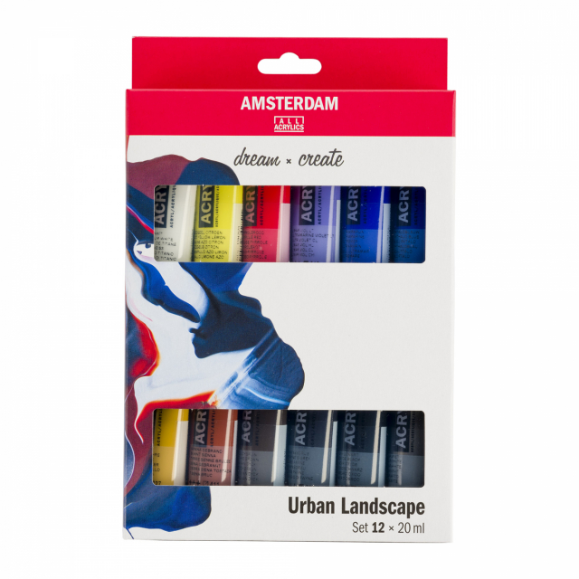 Acrylic Urban Landscape Set 12 x 20 ml