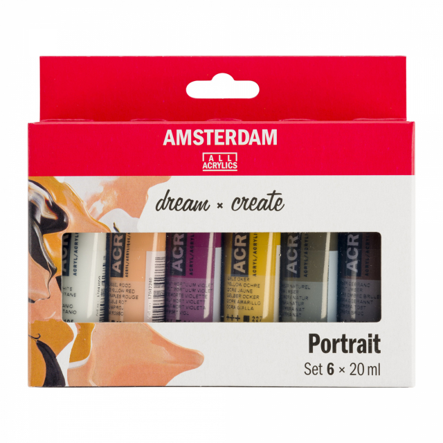 Acrylic Portrait Set 6 x 20 ml