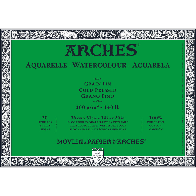 Watercolour block CP 300g 36x51cm