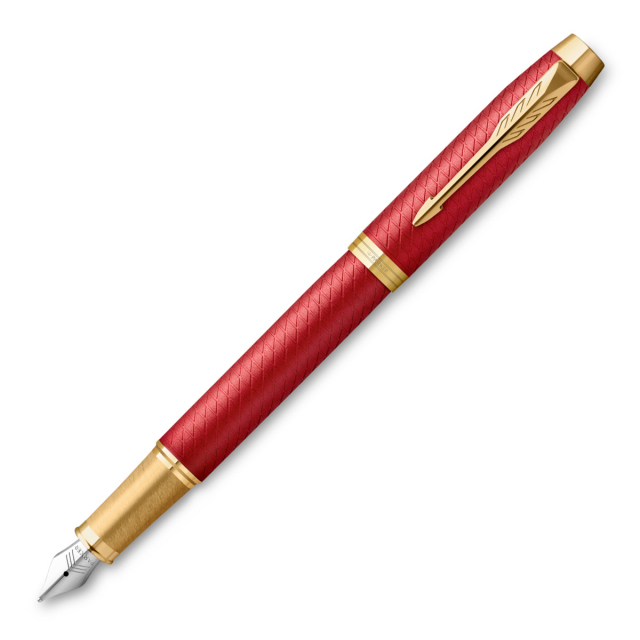 IM Premium Red/Gold Fountain pen Fine in the group Pens / Fine Writing / Fountain Pens at Pen Store (112692)