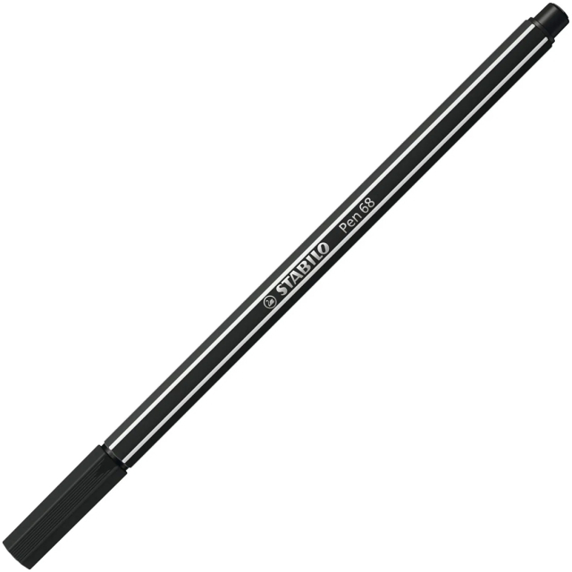 Pen 68 Fibre-tip #46 Black