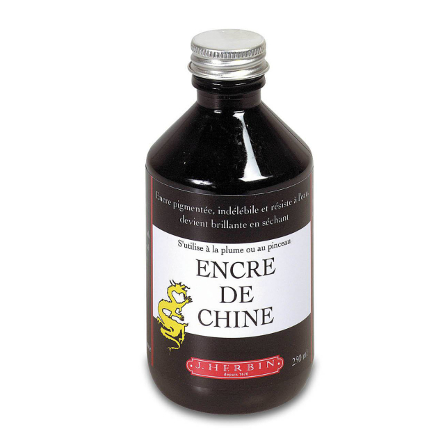 Indian ink 250 ml Black