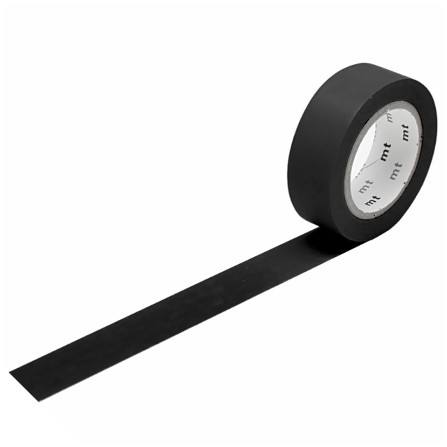 Washi-tape Matte Black